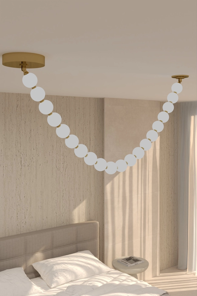Pendant (chandelier) Zorra Lighting Matrise, 40 W, golden