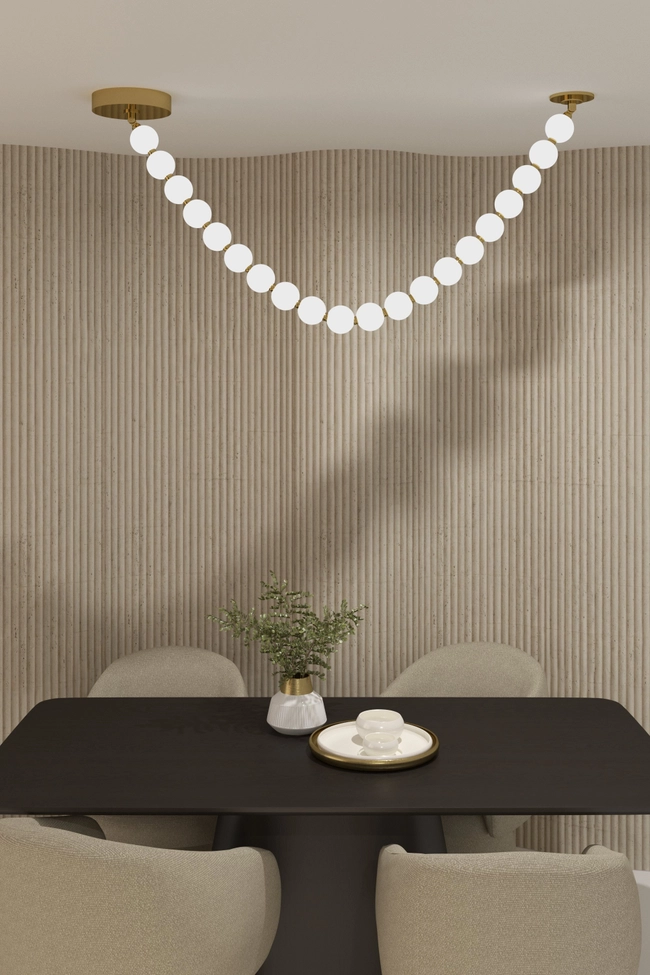 Pendant (chandelier) Zorra Lighting Matrise, 40 W, golden