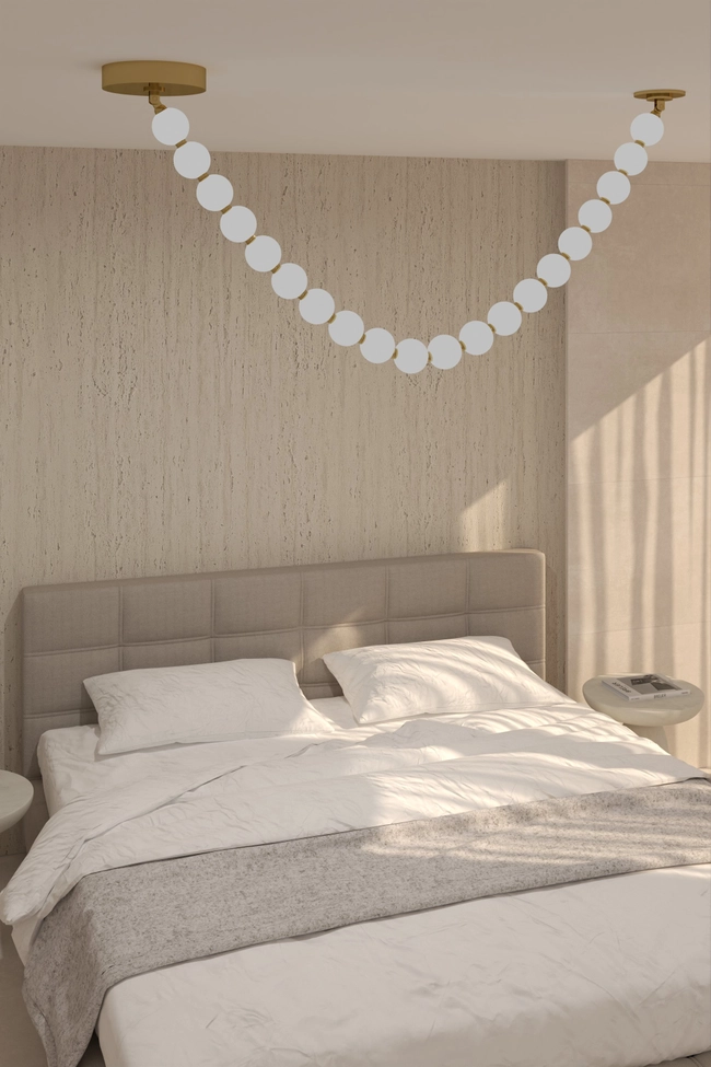 Pendant (chandelier) Zorra Lighting Matrise, 40 W, golden