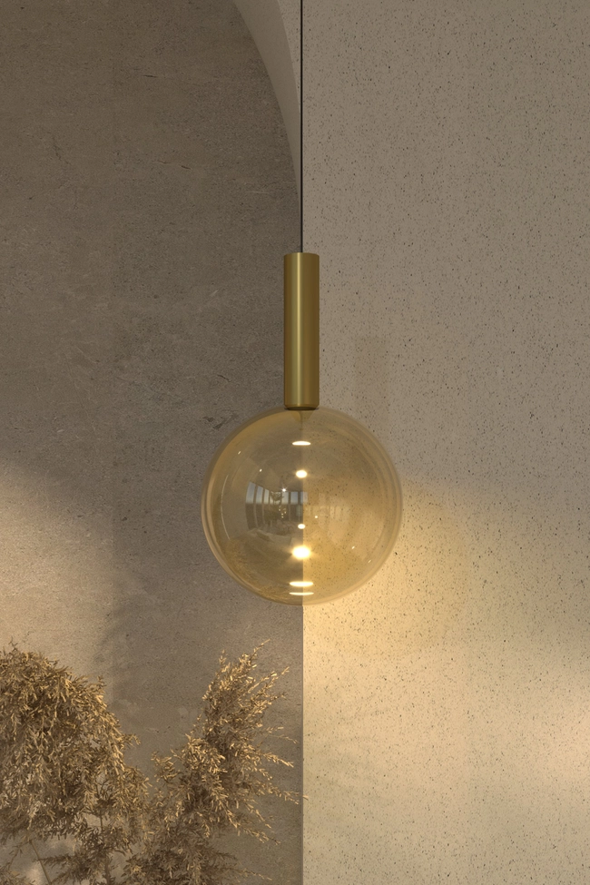 Pendant lamp Zorra Lighting Aura, 8 W, IP20, gold