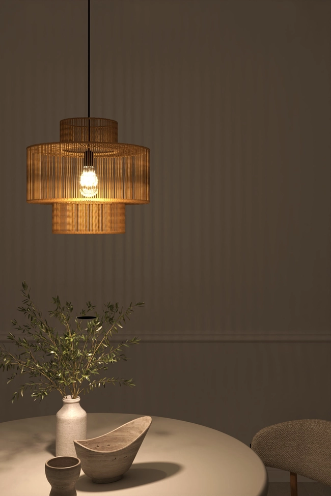 Pendant lamp Zorra Lighting Neolux I, IP20, brown