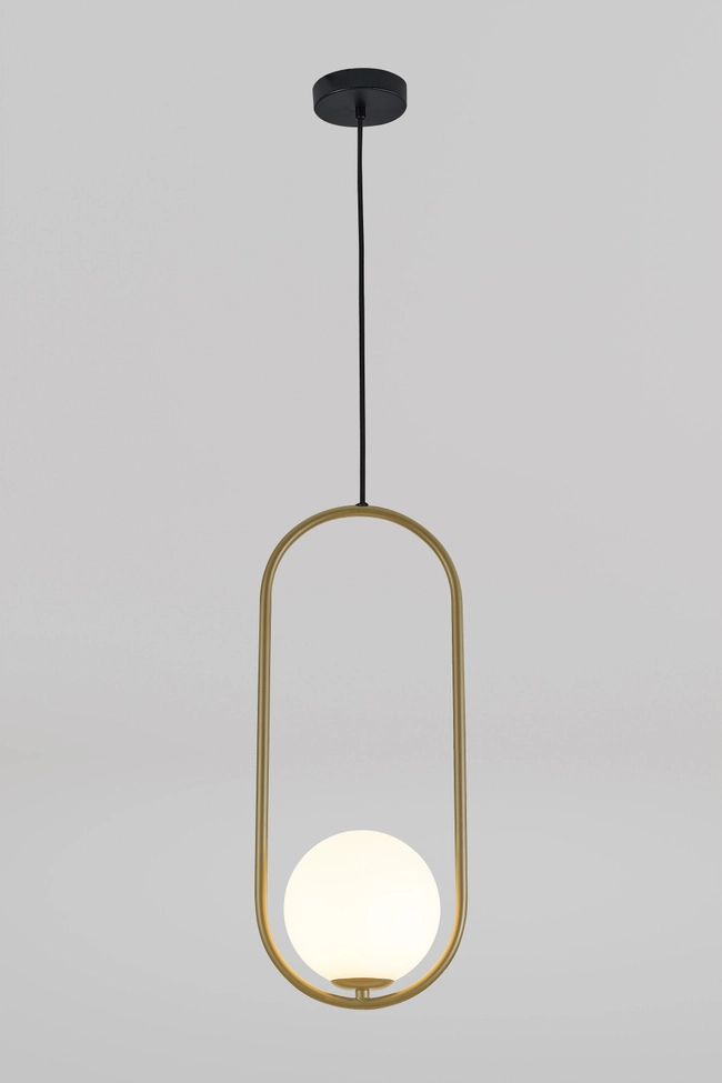 Pendant lamp Zorra Lighting Lucenta I oval, IP20, gold