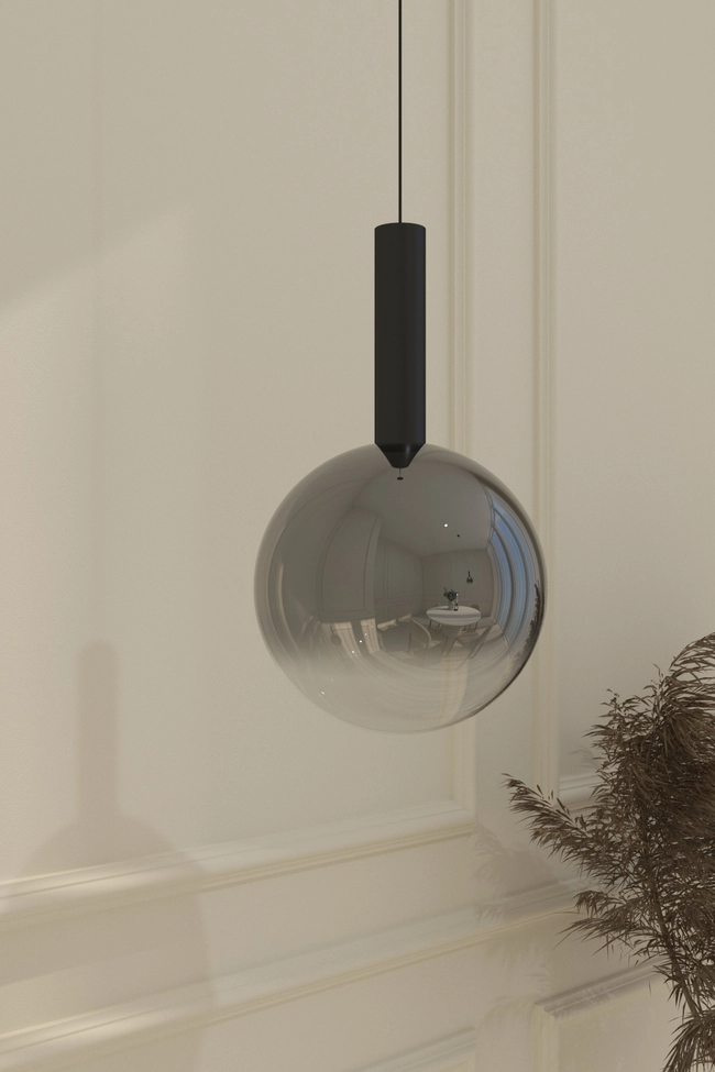 Pendant (chandelier) Zorra Lighting Aura, 8 W, IP20, black