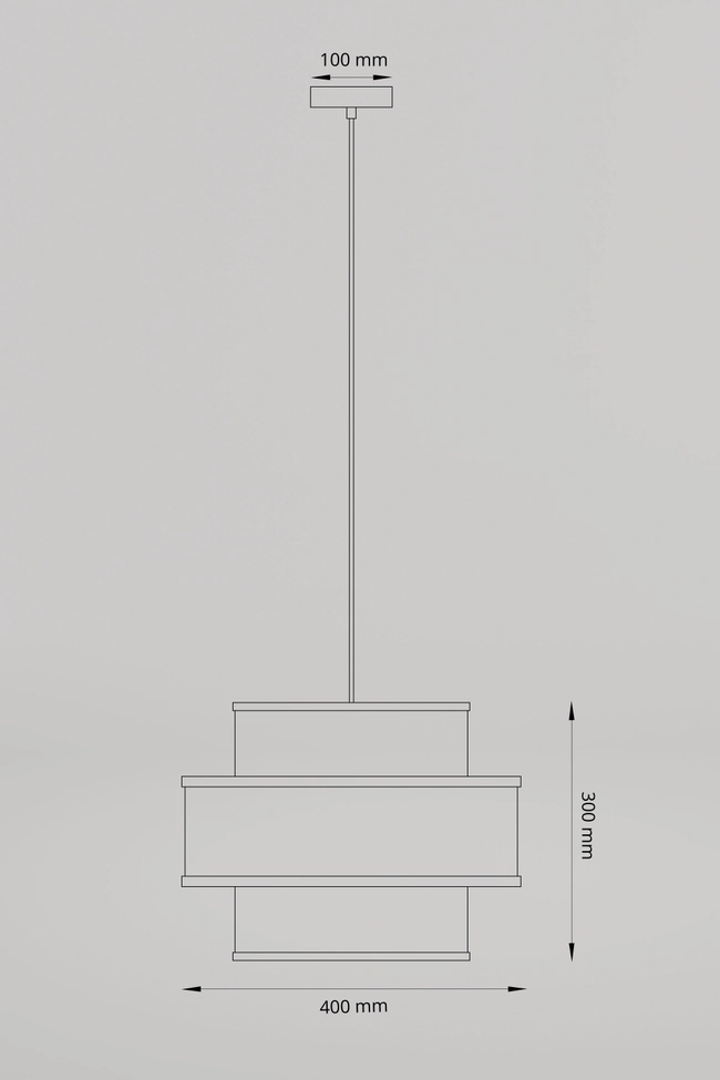 Pendant (chandelier) Zorra Lighting Ira 40, IP20