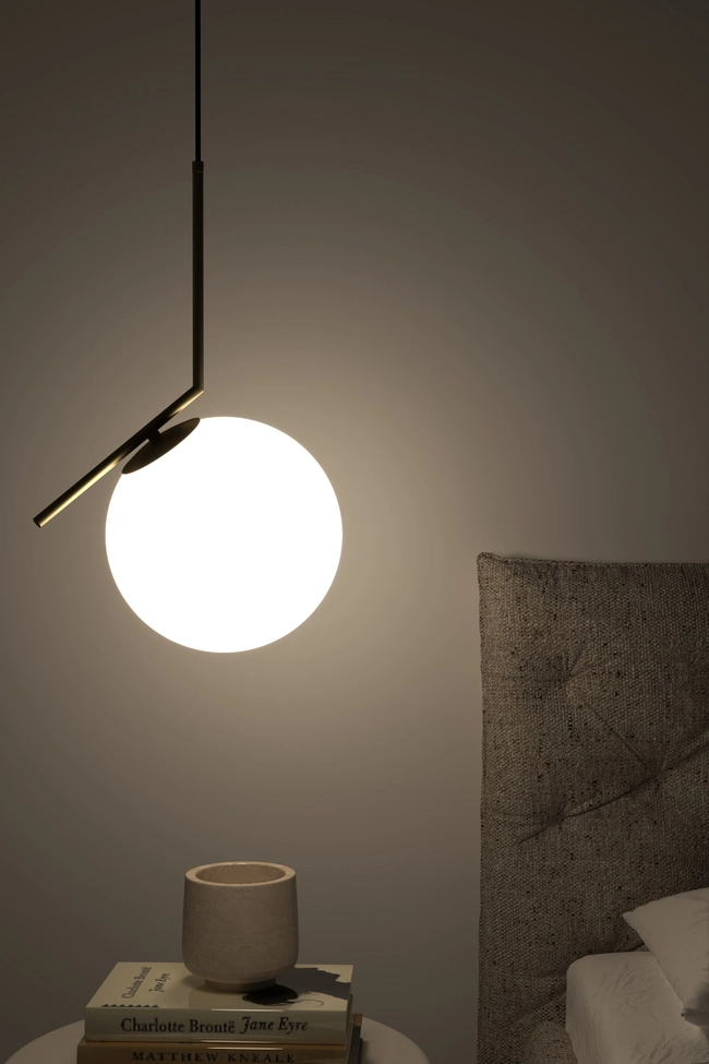 Pendant lamp Zorra Lighting Lucenta I linear, IP20, gold