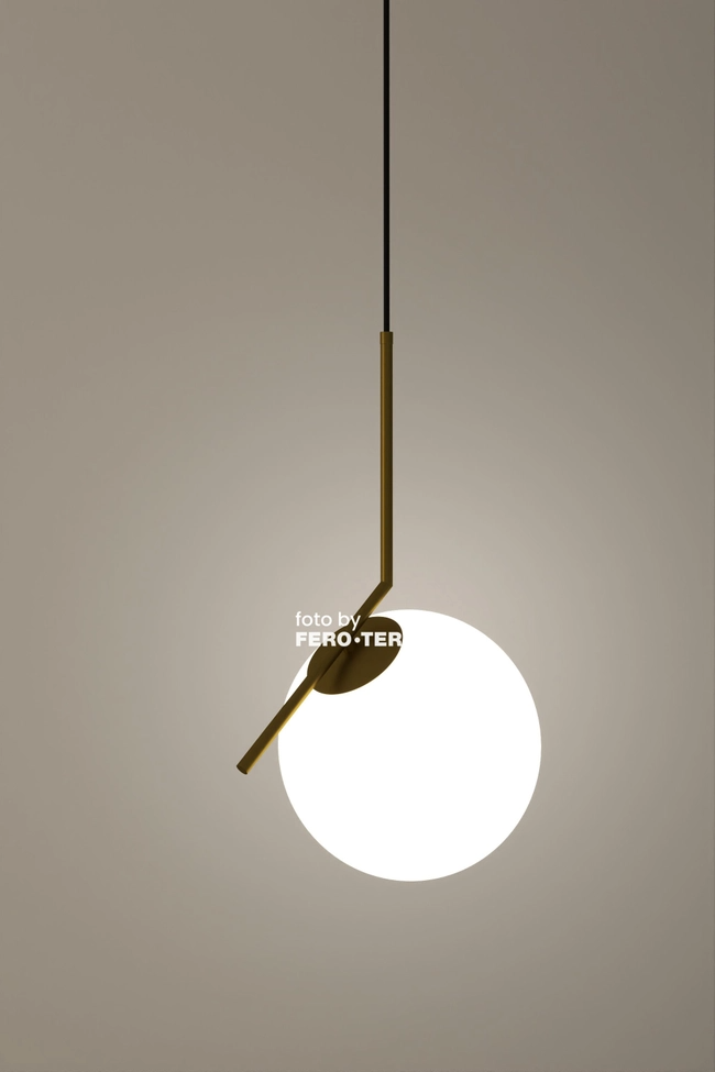 Pendant lamp Zorra Lighting Lucenta I linear, IP20, gold