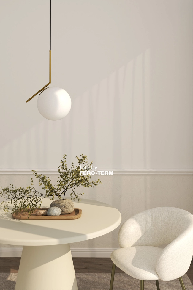 Pendant lamp Zorra Lighting Lucenta I linear, IP20, gold