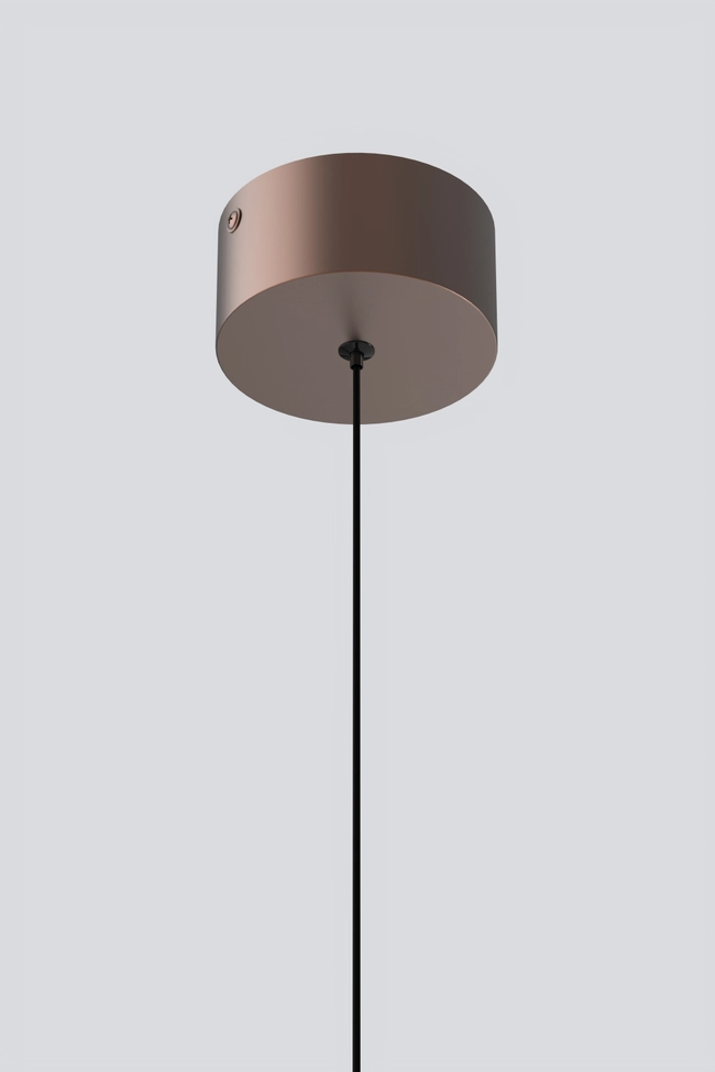 Zorra Lighting Aura pendant lamp, 8 W, IP20, copper