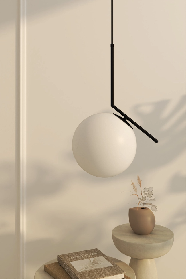 Pendant lamp (chandelier) Zorra Lighting Lucenta I linear, IP20, black