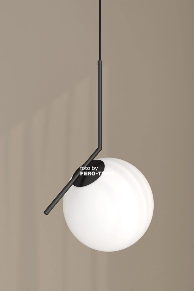 Pendant lamp (chandelier) Zorra Lighting Lucenta I linear, IP20, black